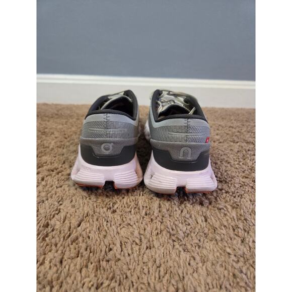 On Running cloud x alloy lily grey orange womens running sneaker on clouds 7.5 - Picture 4 of 8